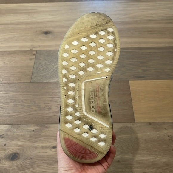 adidas Originals X NASA NMD R1 Spectoo Sneaker Grey Rose Pink Womens Size 6.5 - Picture 7 of 12